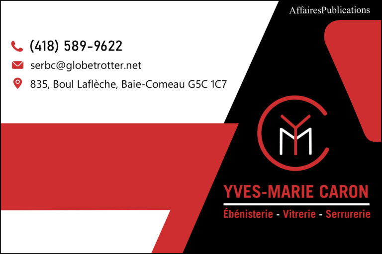 ENTREPRISES YVES M CARON INC