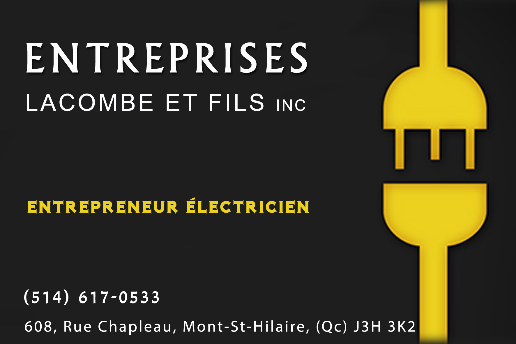 ENTREPRISES LACOMBE ET FILS