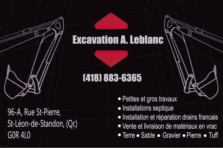 EXCAVATION A LEBLANC INC