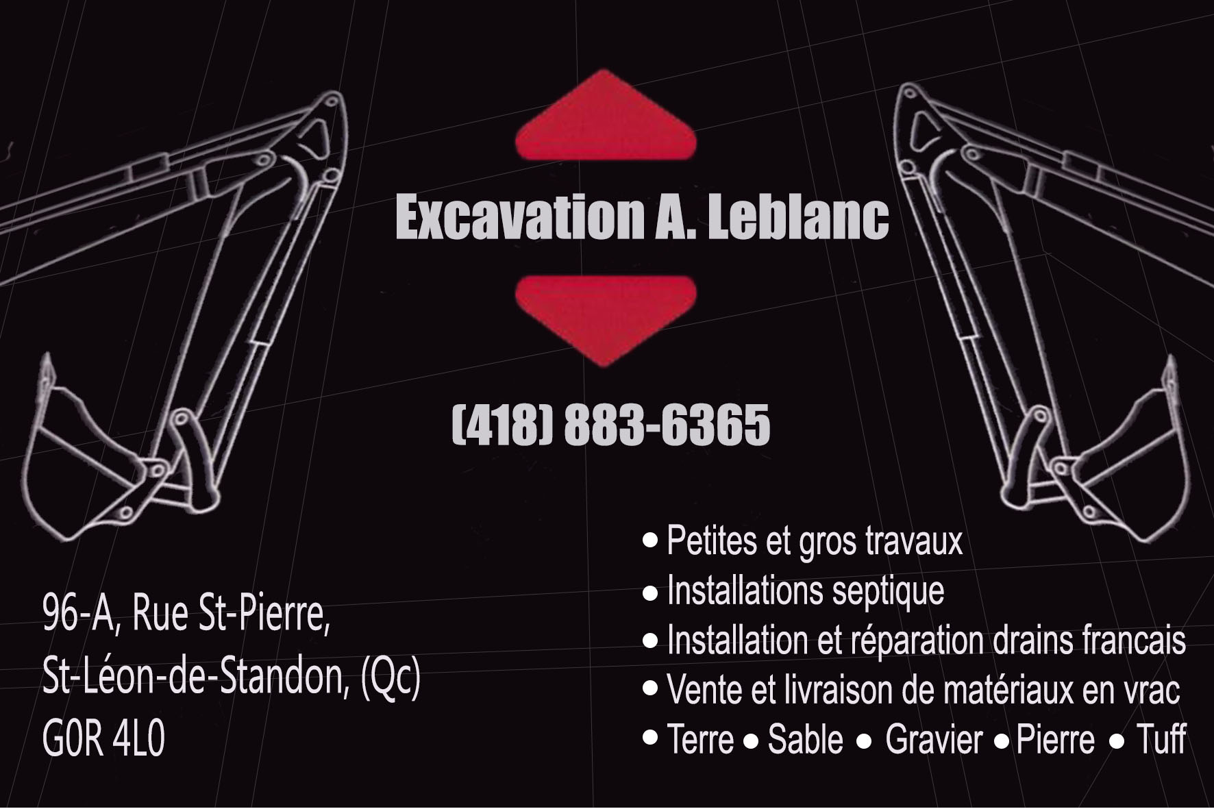 EXCAVATION A LEBLANC INC