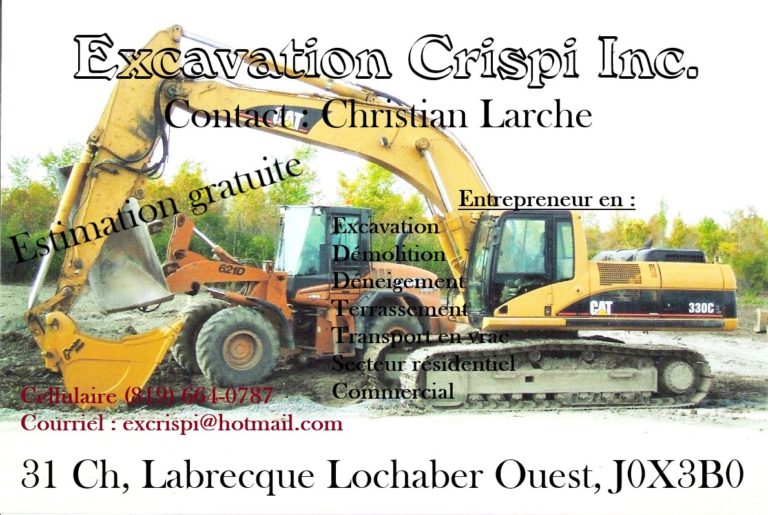 EXCAVATION CRISPI INC
