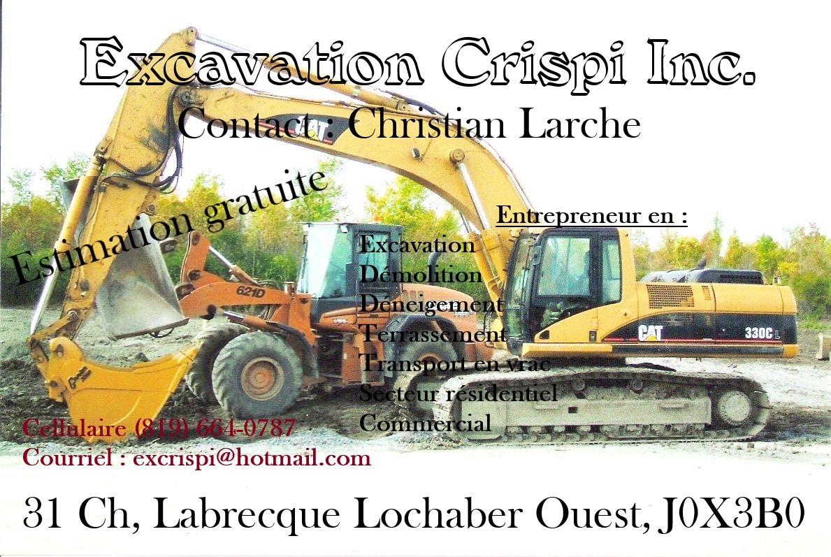 EXCAVATION CRISPI INC