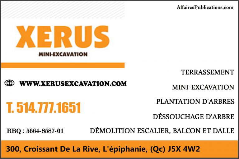 EXCAVATION ET RÉNOVATION XERUS