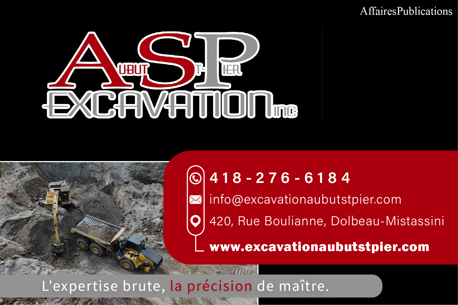 EXCAVATION FORESTIÈRE AUBUT & ST-PIER INC