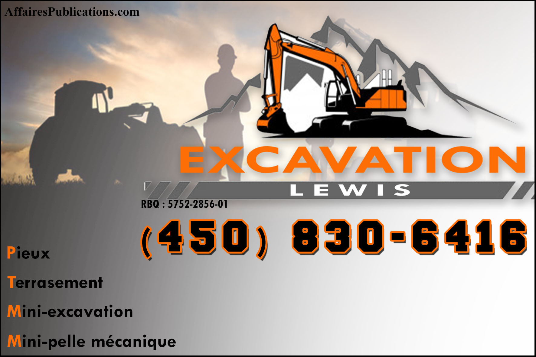 EXCAVATION LEWIS