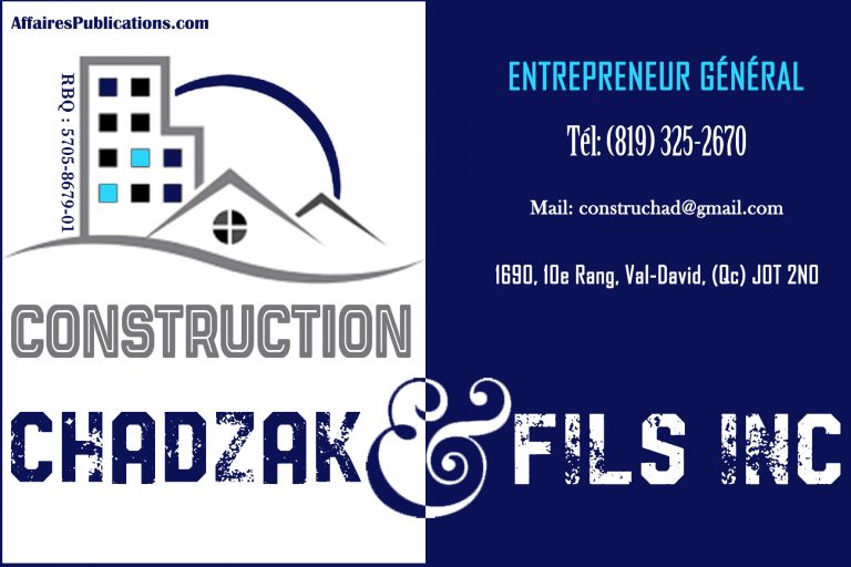 CONSTRUCTION CHADZAK & FILS