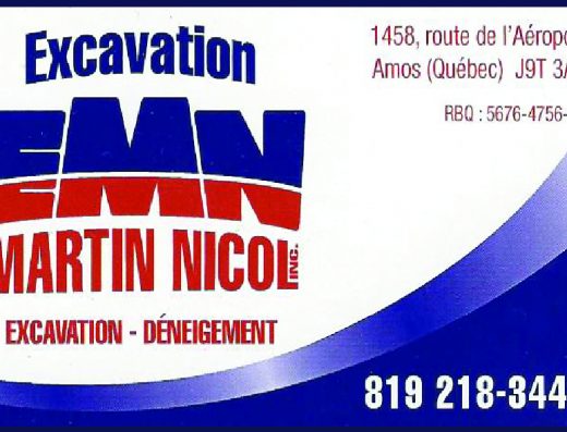EXCAVATION MARTIN NICOL INC