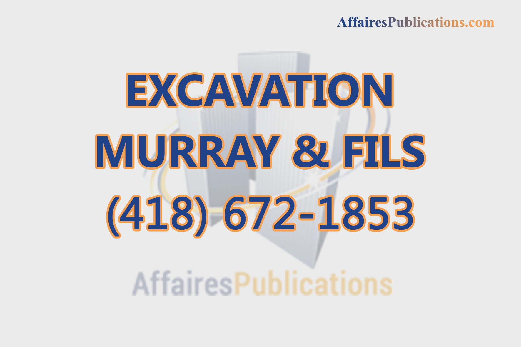 EXCAVATION MURRAY & FILS