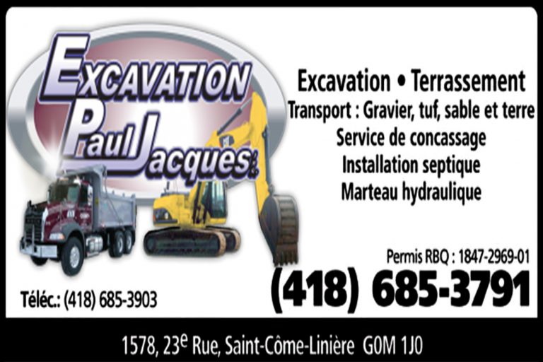 EXCAVATION PAUL JACQUES INC