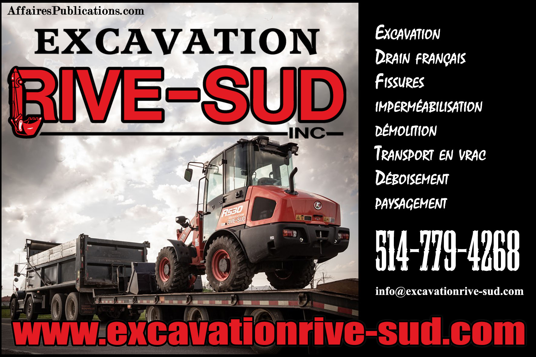 EXCAVATION RIVE-SUD INC