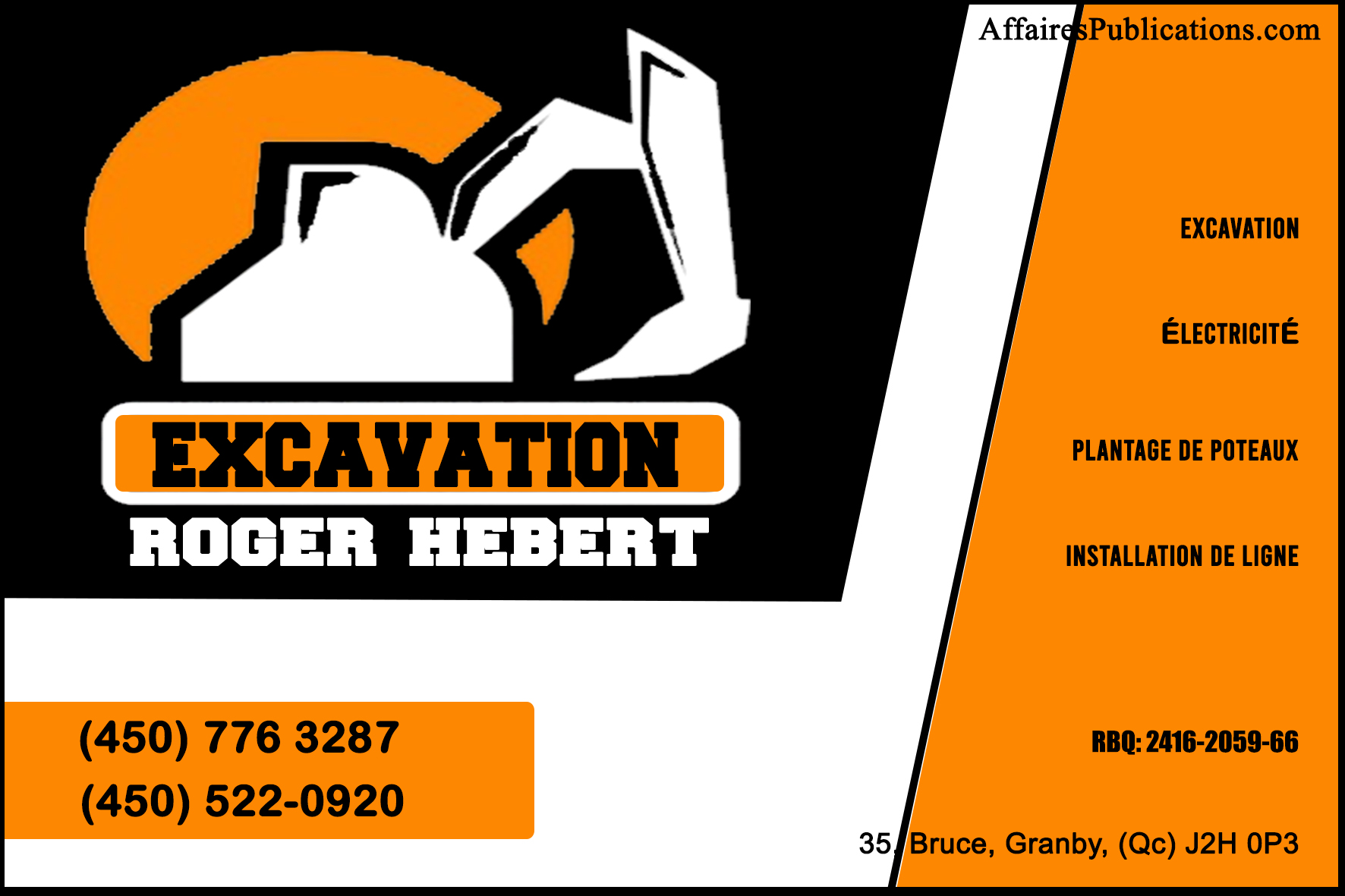 EXCAVATION ROGER HÉBERT