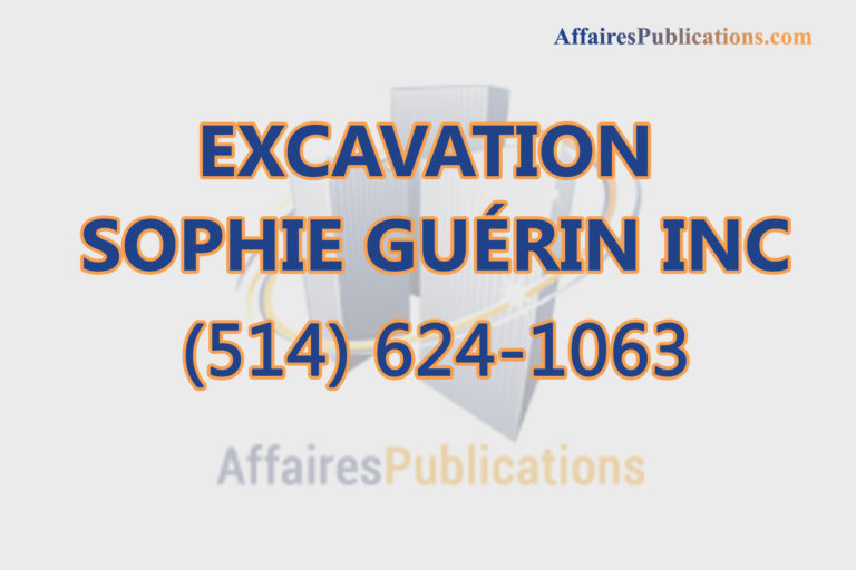 EXCAVATION SOPHIE GUÉRIN INC