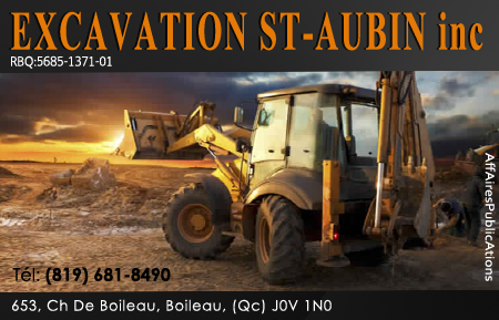 EXCAVATION ST AUBIN INC