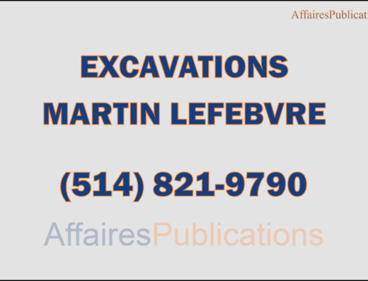 EXCAVATIONS MARTIN LEFEBVRE