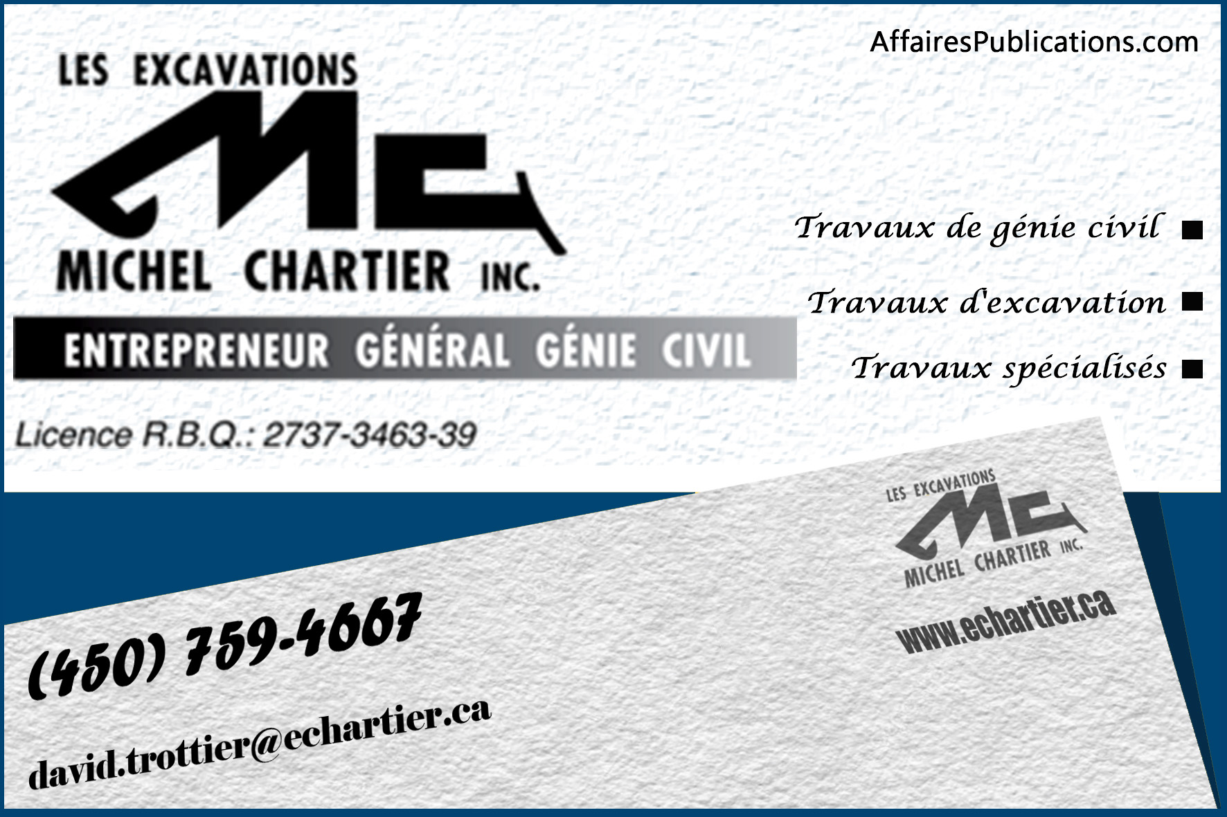EXCAVATIONS MICHEL CHARTIER