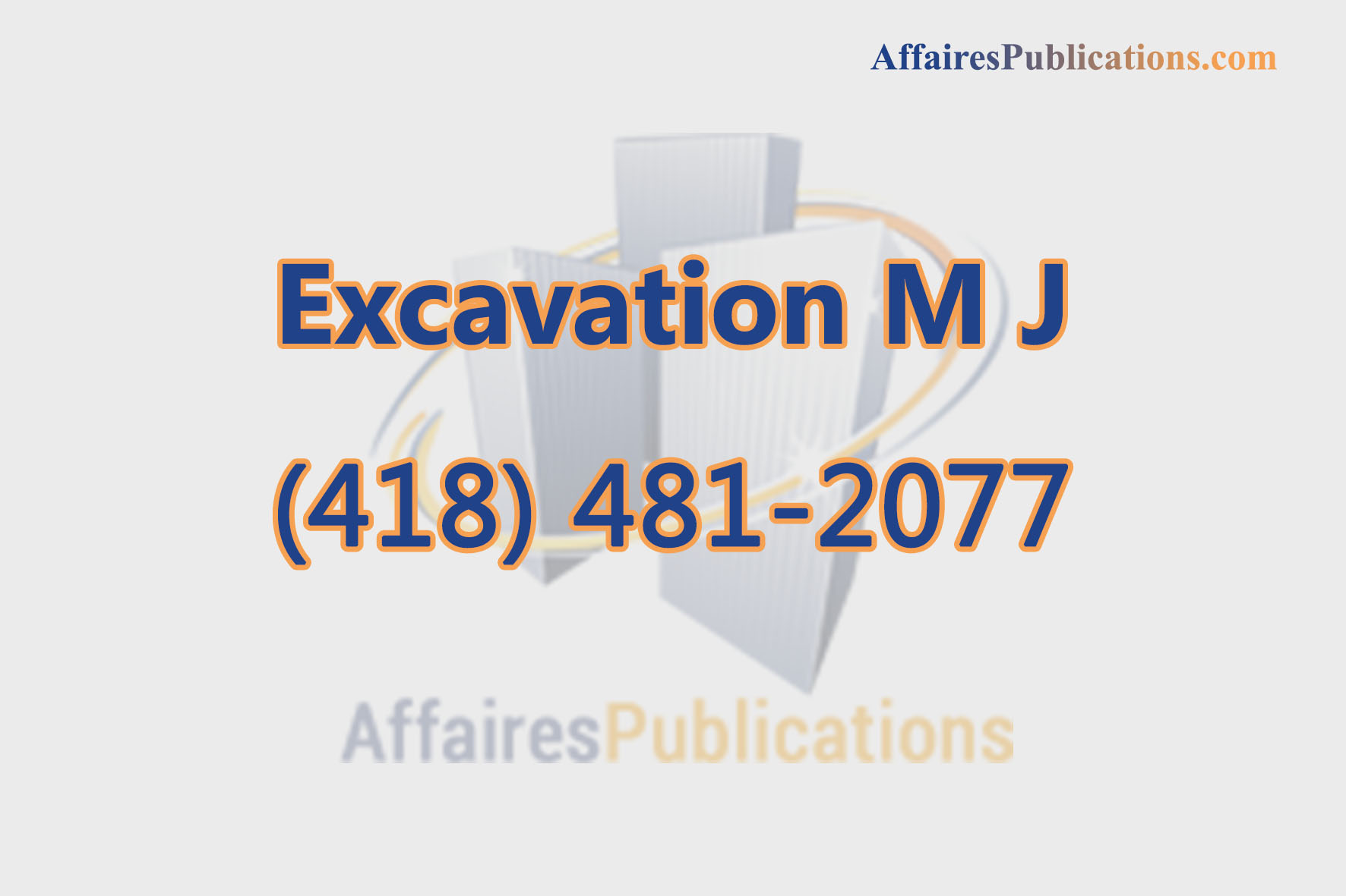Excavation M J