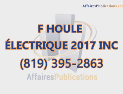 F HOULE ÉLECTRIQUE 2017 INC