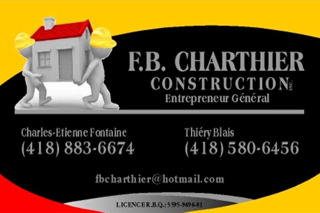 FB CHARTHIER CONSTRUCTION