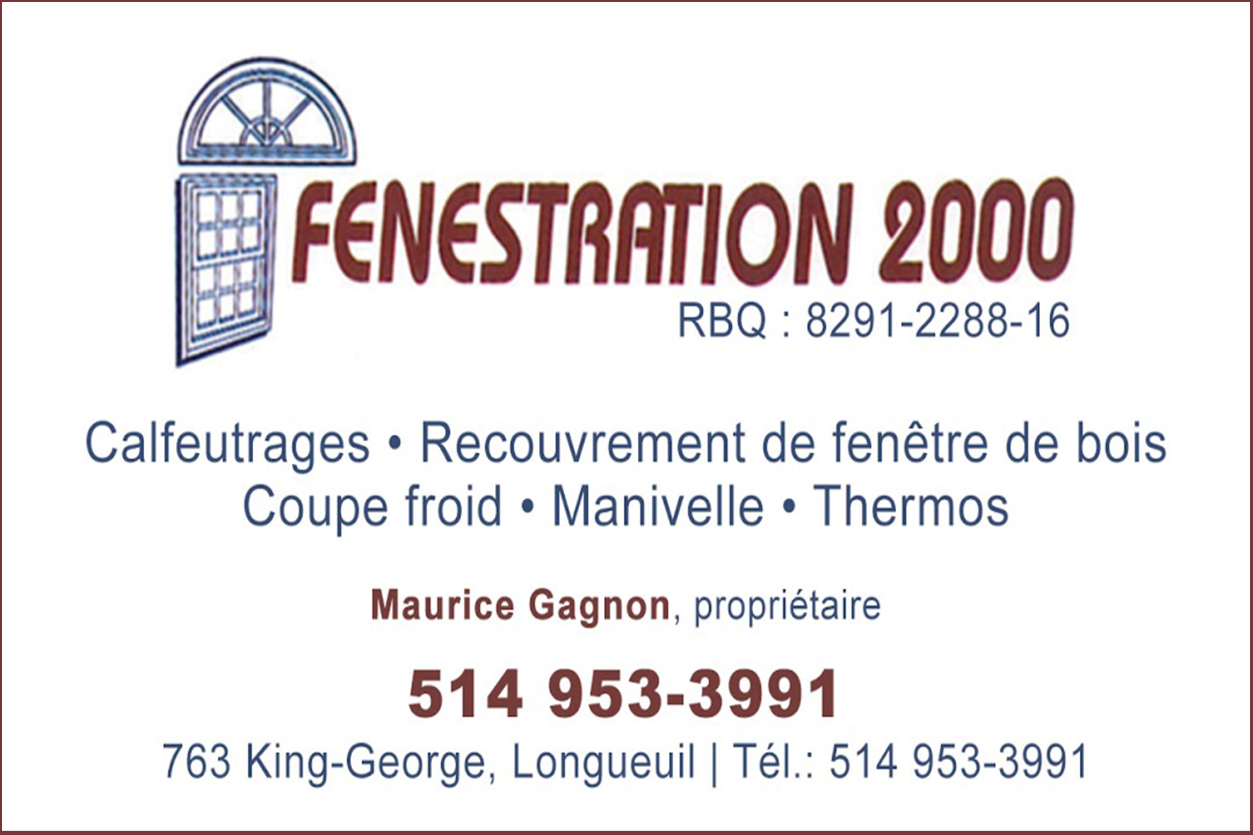 FENESTRATION 2000 INC