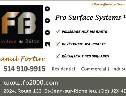 FINITION DE BÉTON 2000 ENR