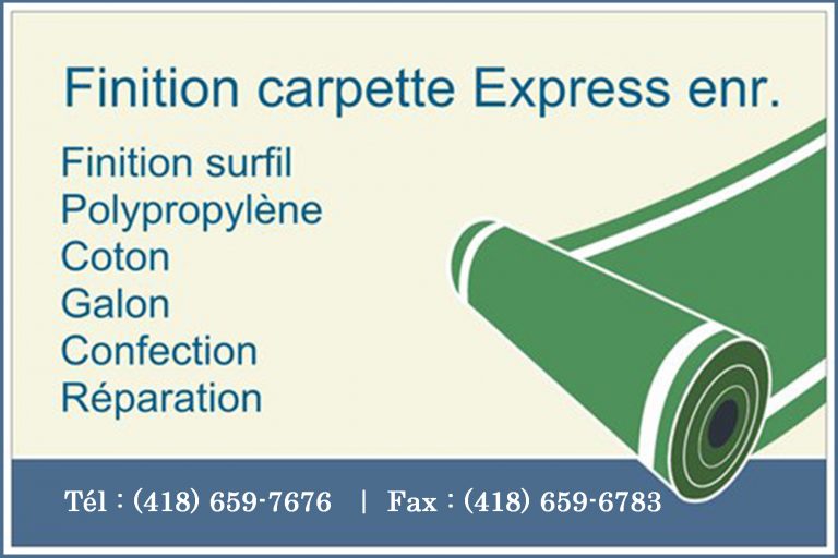 FINITION CARPETTE EXPRESS ENR