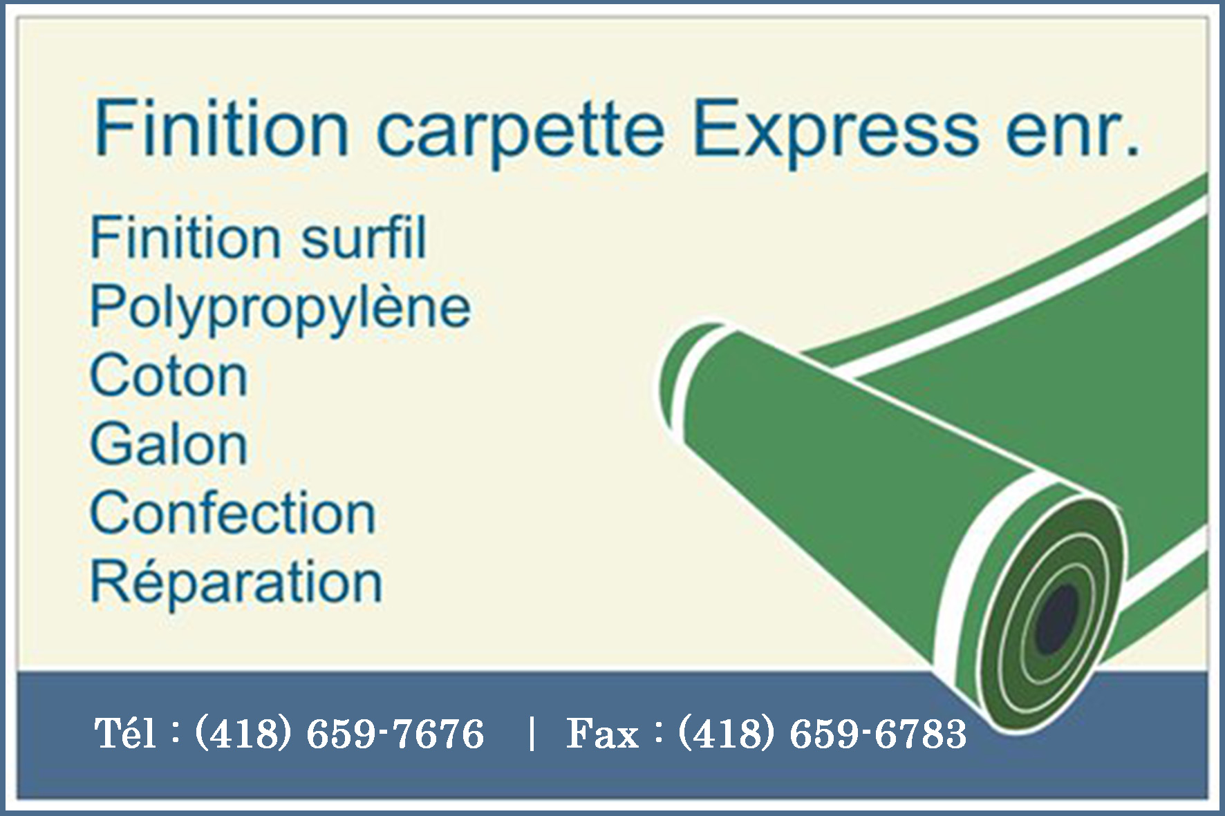FINITION CARPETTE EXPRESS ENR