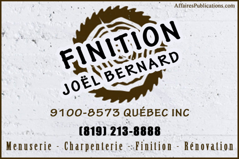 FINITION JOËL BERNARD