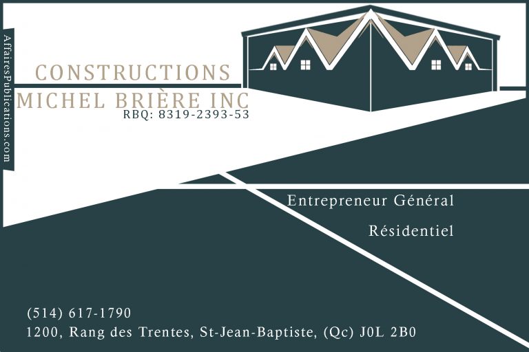 CONSTRUCTIONS MICHEL BRIÈRE