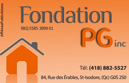FONDATION PG INC