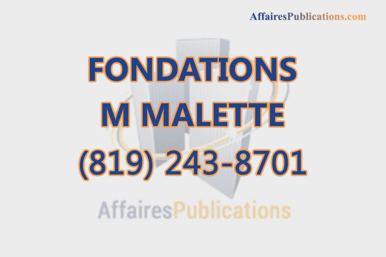 FONDATIONS M MALETTE