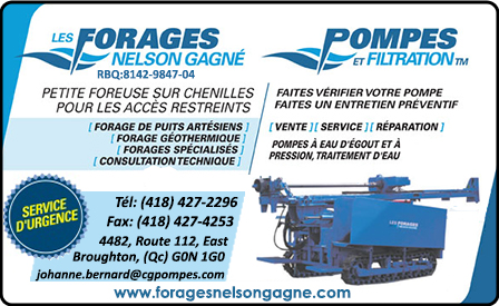 FORAGES NELSON GAGNÉ