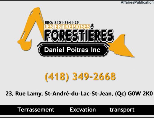 LES ENTREPRISES FORESTIÉRES DANIEL POITRAS INC