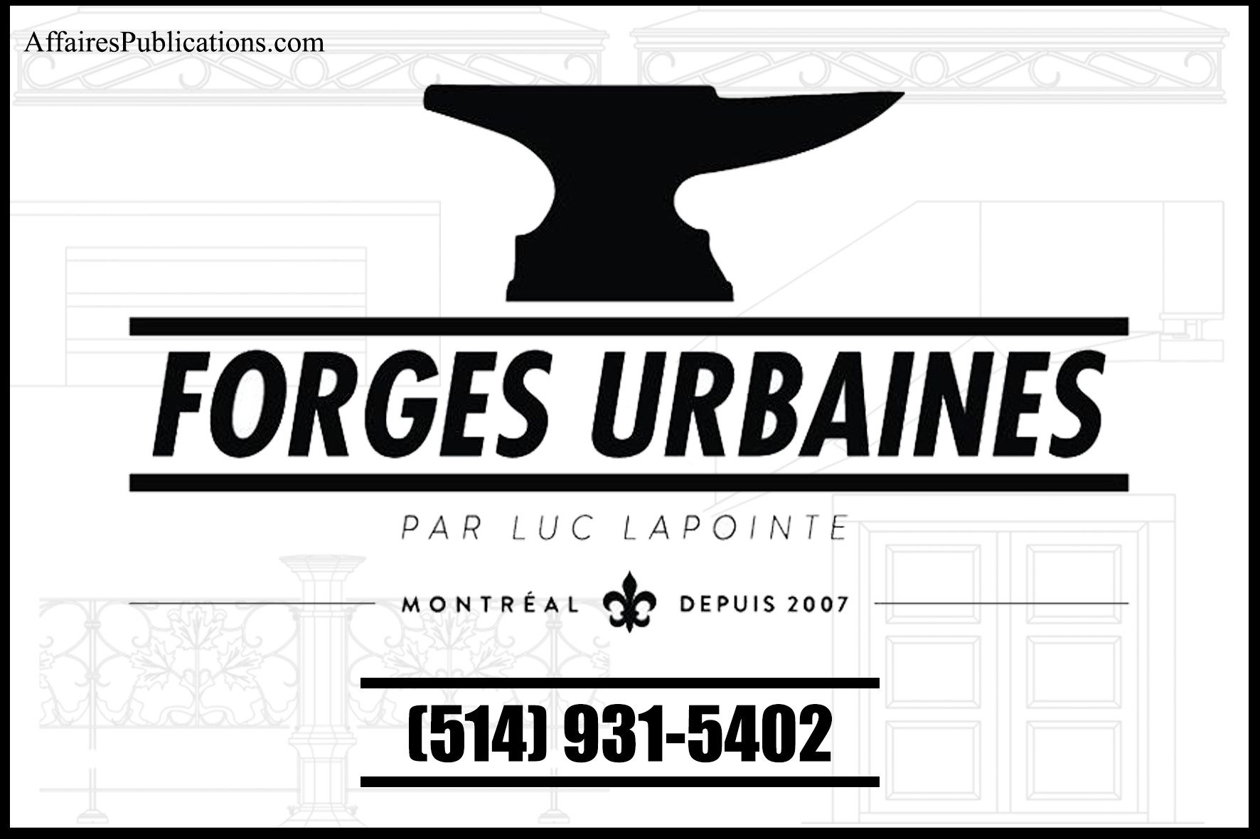 FORGES URBAINES INC