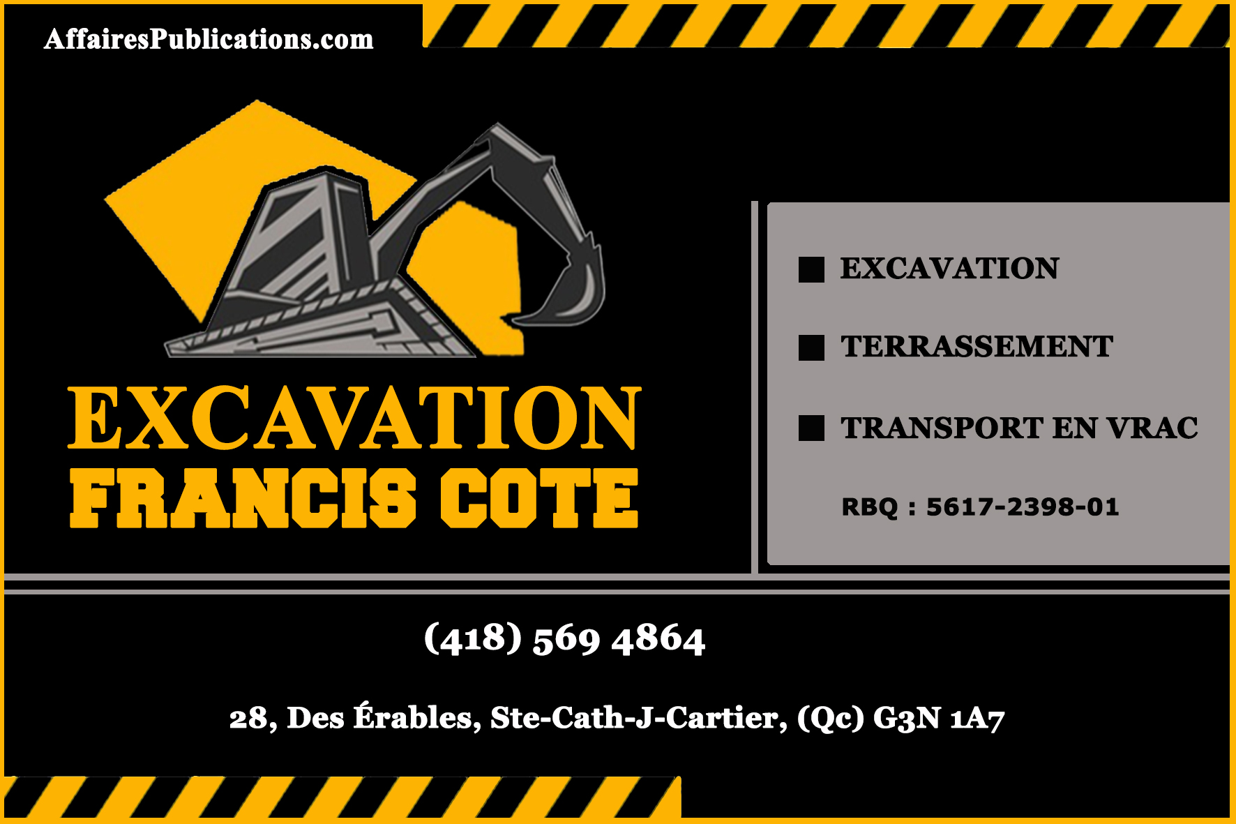 FRANCIS CÔTÉ EXCAVATION