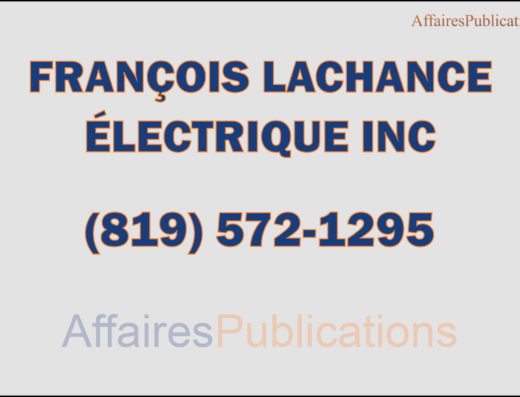 FRANÇOIS LACHANCE ÉLECTRIQUE