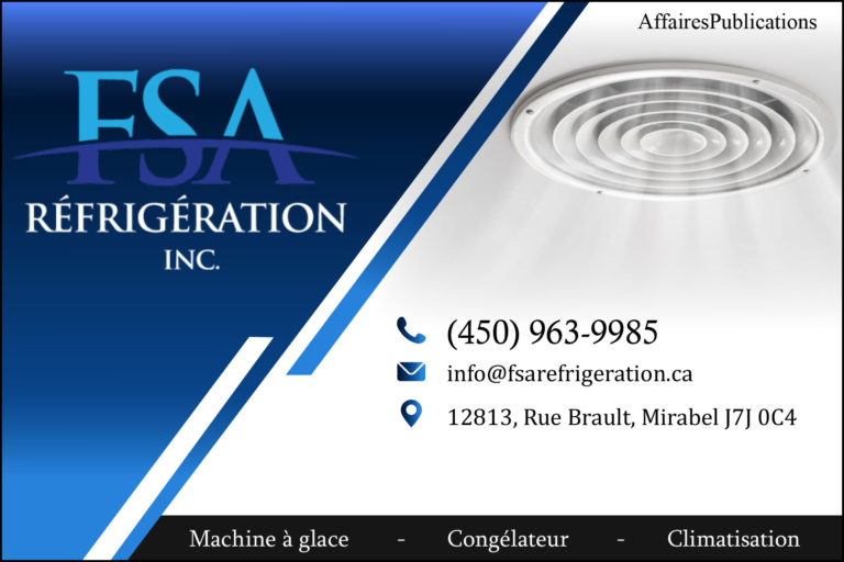 FSA RÉFRIGÉRATION INC