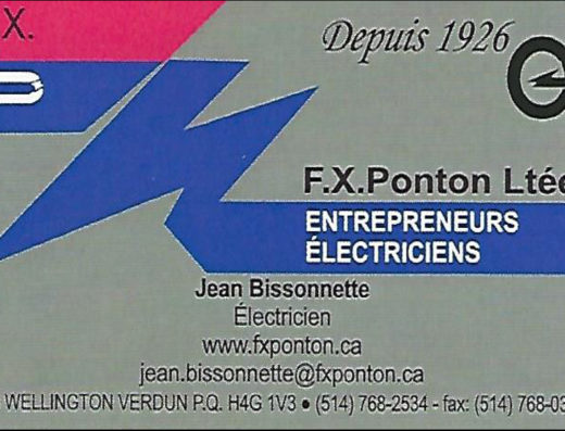 F.X.PONTON LTÉE