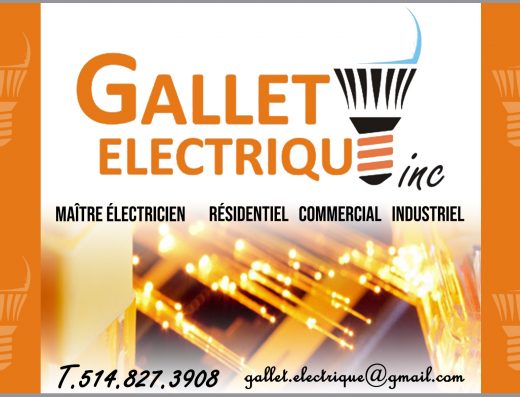 GALLET ÉLECTRIQUE INC