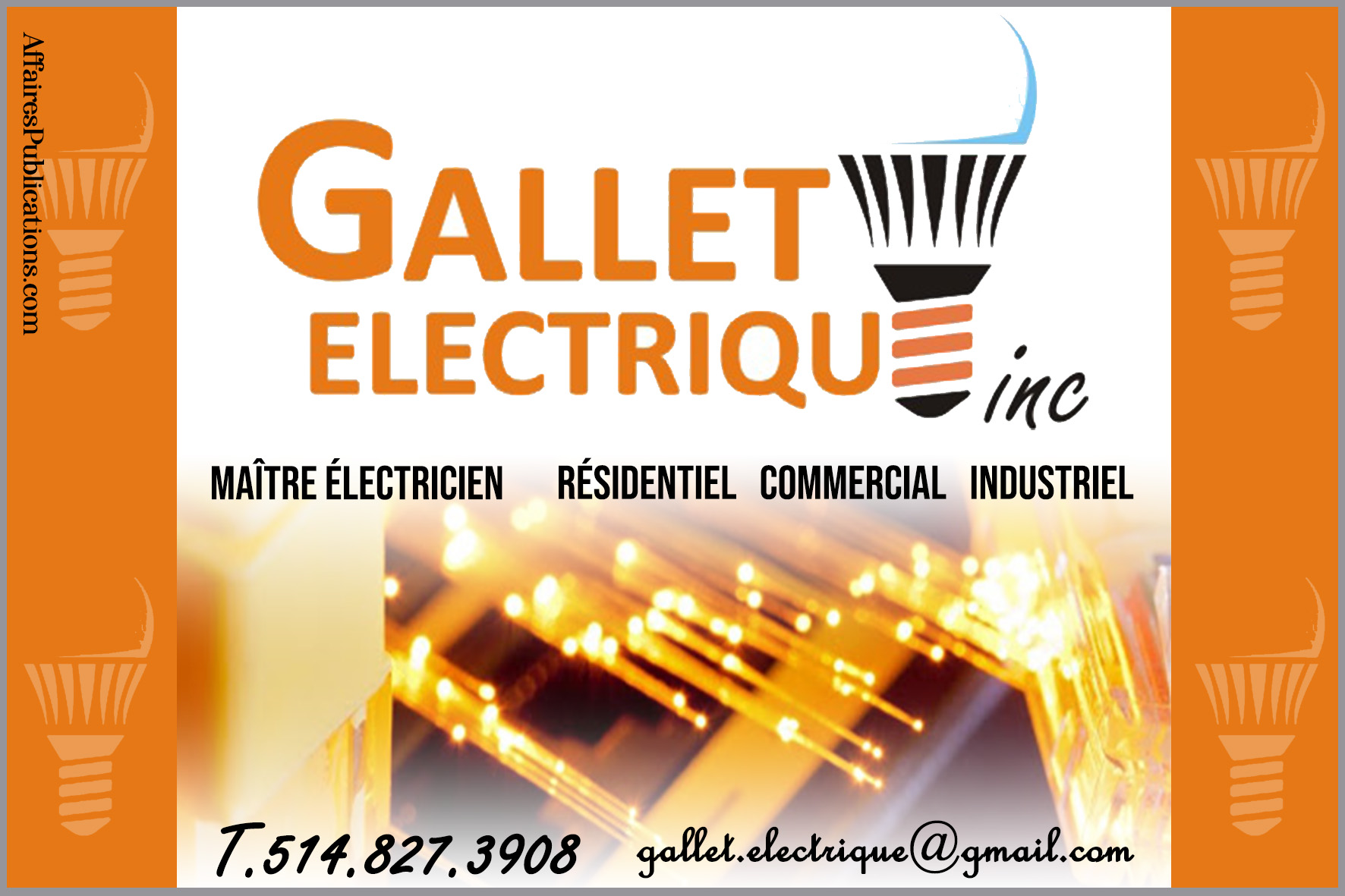 GALLET ÉLECTRIQUE INC
