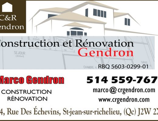 CONSTRUCTION ET RÉNOVATION GENDRON