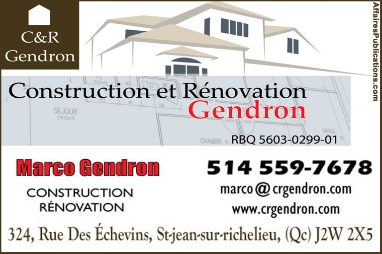 CONSTRUCTION ET RÉNOVATION GENDRON