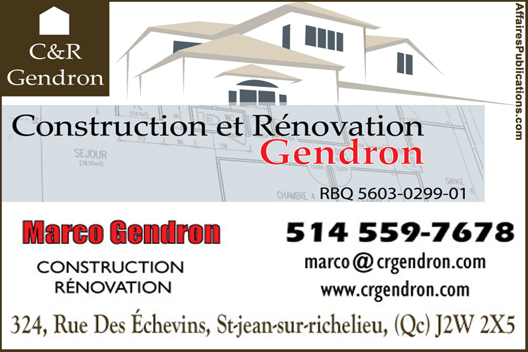 CONSTRUCTION ET RÉNOVATION GENDRON