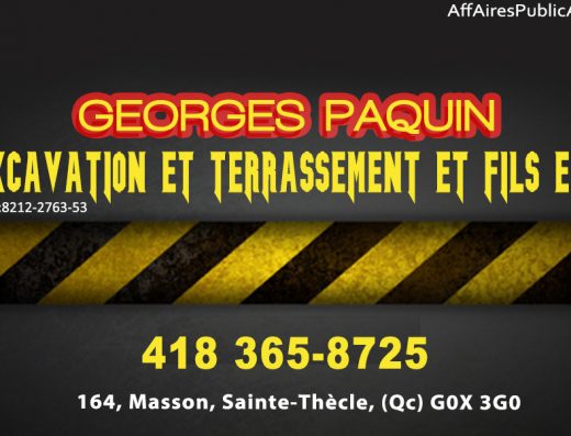 GEORGES PAQUIN EXCAVATION ET TERRASSEMENT ET FILS ENR