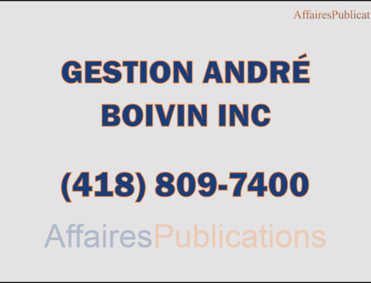GESTION ANDRÉ BOIVIN INC