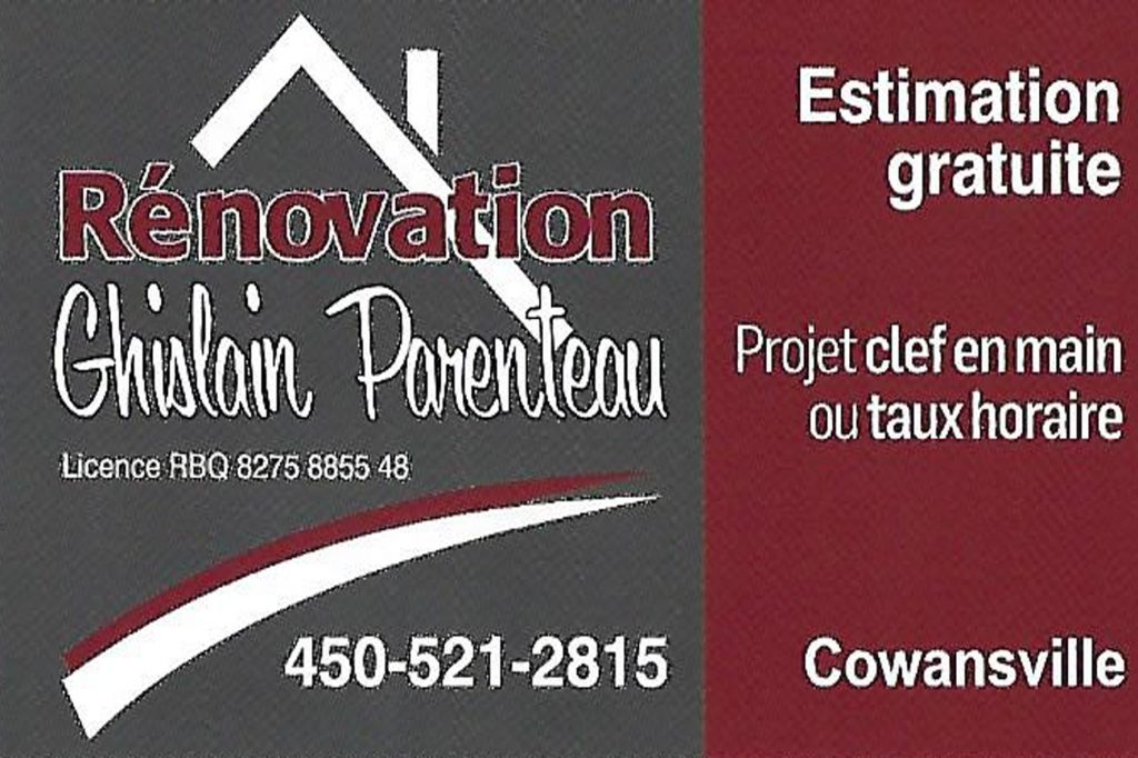 RÉNOVATION GHISLAIN PARENTEAU