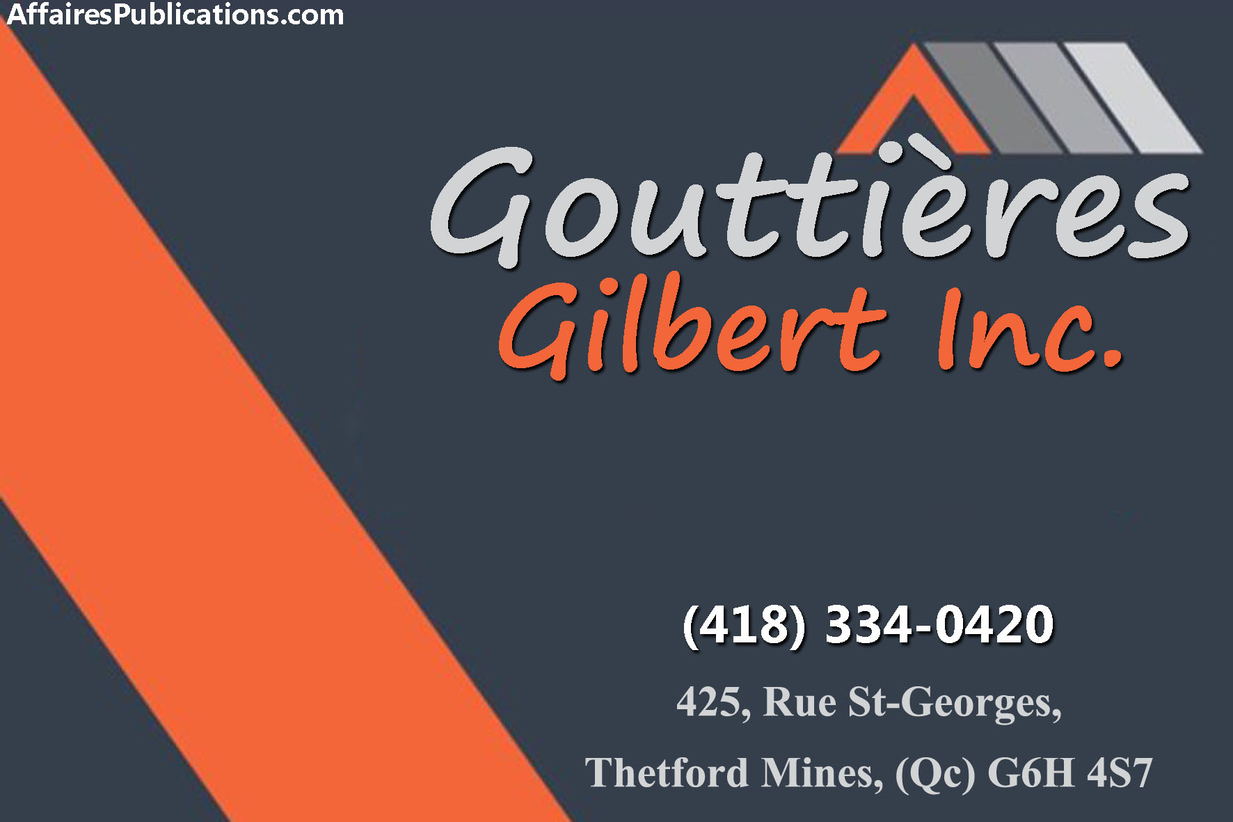 GOUTTIÈRES GILBERT INC