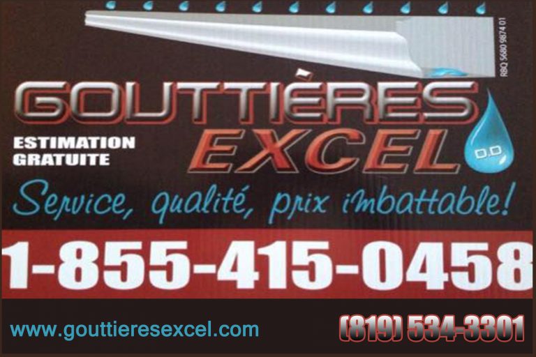 GOUTTIÈRES EXCEL INC