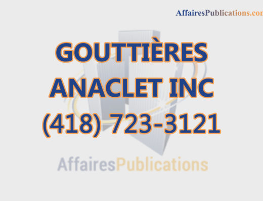 GOUTTIÈRES ANACLET INC