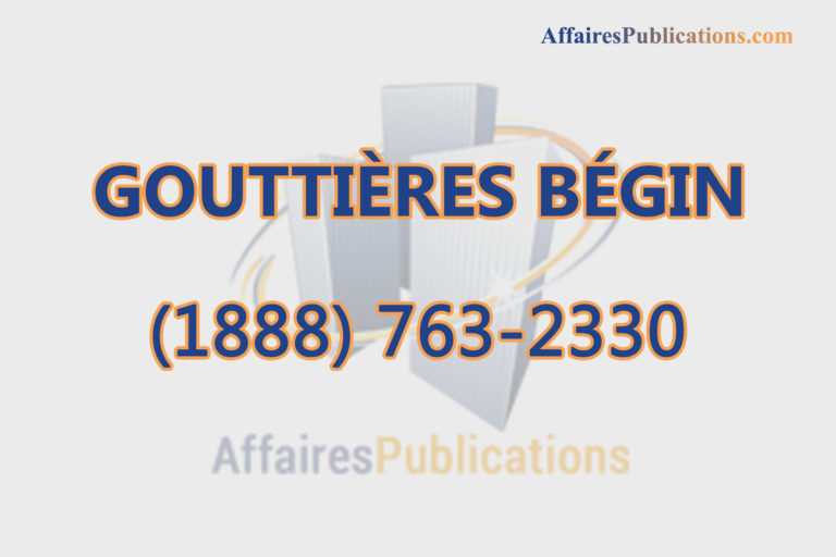 GOUTTIÈRES BÉGIN