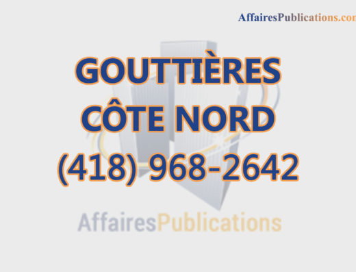 GOUTTIÈRES CÔTE NORD
